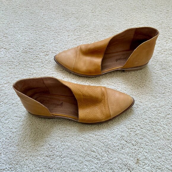 Free People Royale Flat Bootie in Camel Size 8 - Picture 7 of 8